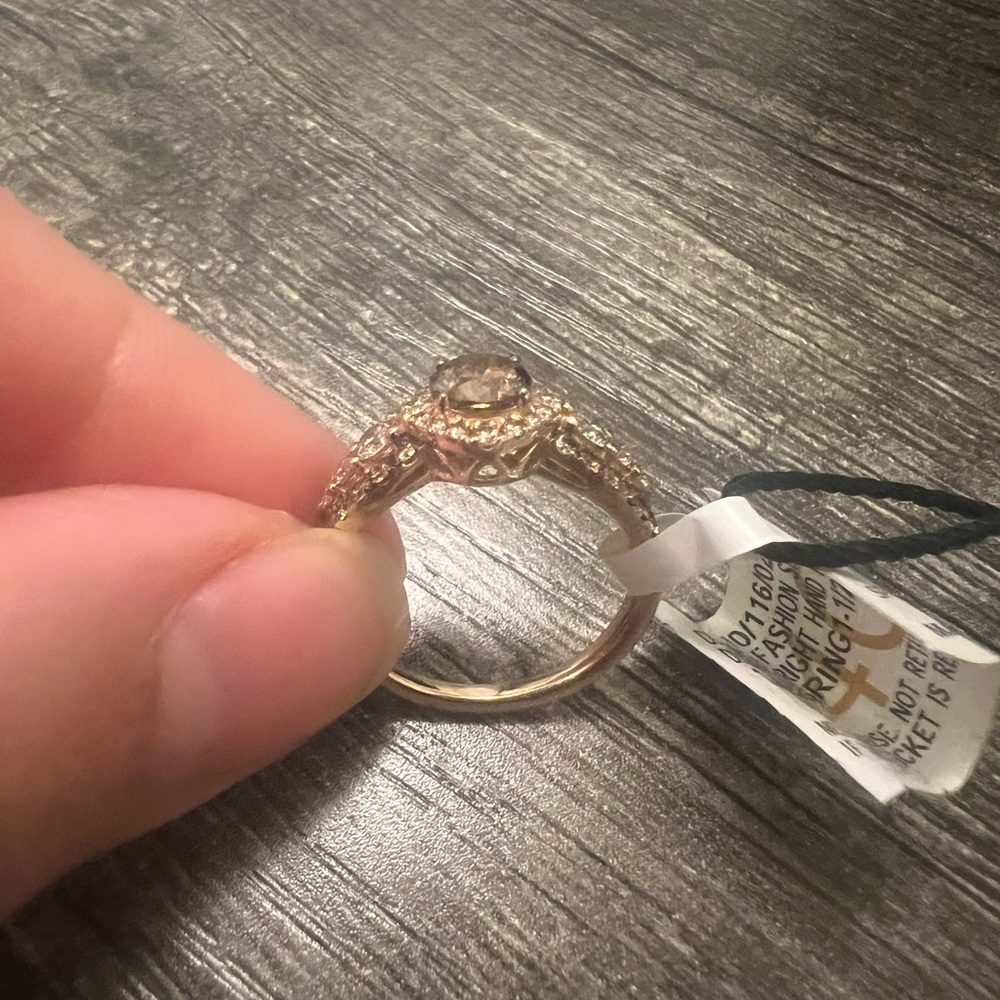 Levian Chocolate diamond Ring in 14K Rose Gold - Picture 9 of 10